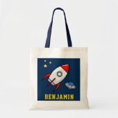 Tote Bag Enfants de fusée de l'espace extra-atmosphérique (Devant)