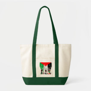 Tote Bag Enfants de Gaza peignant le drapeau de la Palestin