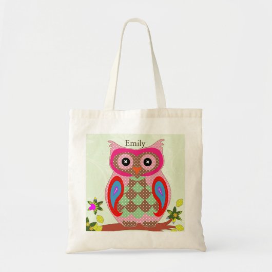 Tote Bag Enfants de hibou personnalisés (Devant)