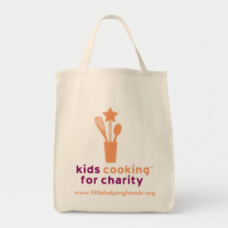Tote Bag Enfants faisant cuire pour l'épicerie organique