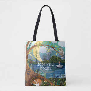 Tote Bag Enfants idylliques d'illustration de faune de rive