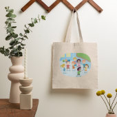 Tote Bag Enfants Jouant En Classe