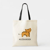 Tote Bag Enfants Tiger Cute Personnalisé (Dos)