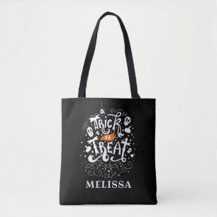 Tote Bag Enfants Trick or Treat Halloween personnalisé