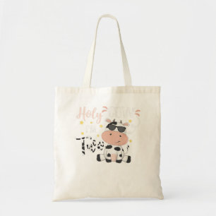 Tote Bag Enfants Vache sainte Je suis Deux Vaches ferme thè