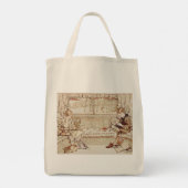 Tote Bag Enfants vintages lecture (Dos)