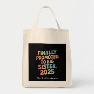 Tote Bag Enfin promu à Big Sister 2025 Adorable
