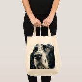 Tote Bag English springer spaniel portrait (Devant (produit))
