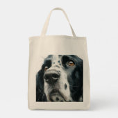 Tote Bag English springer spaniel portrait (Dos)