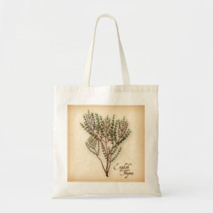 Tote Bag English Thyme Herb