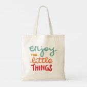 Tote Bag Enjoy the little things (Dos)