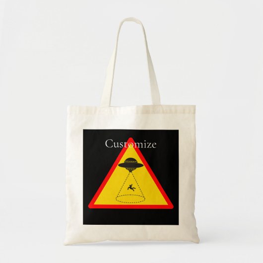 Tote Bag Enlèvement d'Alien UFO Thunder_Cove (Devant)