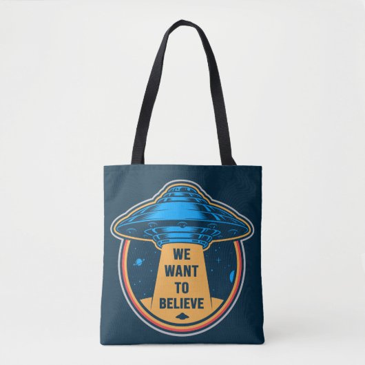 Tote Bag Enlèvement d'Aliens (Devant)