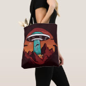Tote Bag Enlèvement d'Aliens (De près)