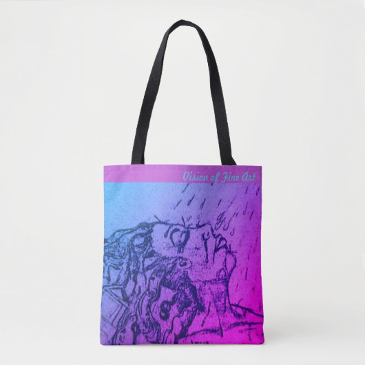 Tote Bag "Enlevez" par la vision des beaux-arts (Devant)