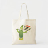 Tote Bag Enregistrer la courgette (Devant)