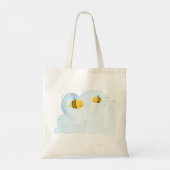 Tote Bag Enregistrer Les Abeilles Citations Personnalisées  (Dos)
