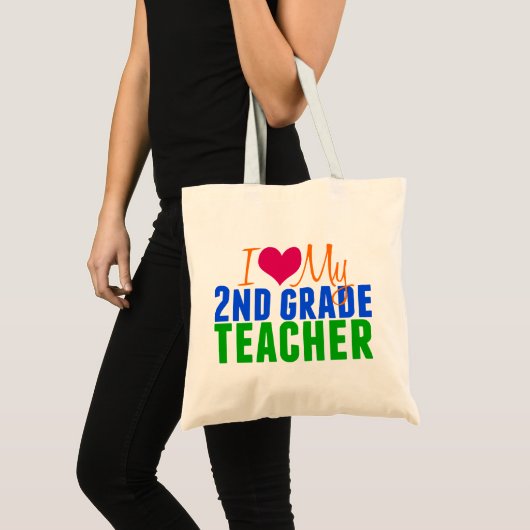 Tote Bag Enseignant de 2e année (Devant (produit))