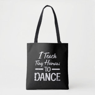 Tote Bag Enseignant de la danse minuscule Humans