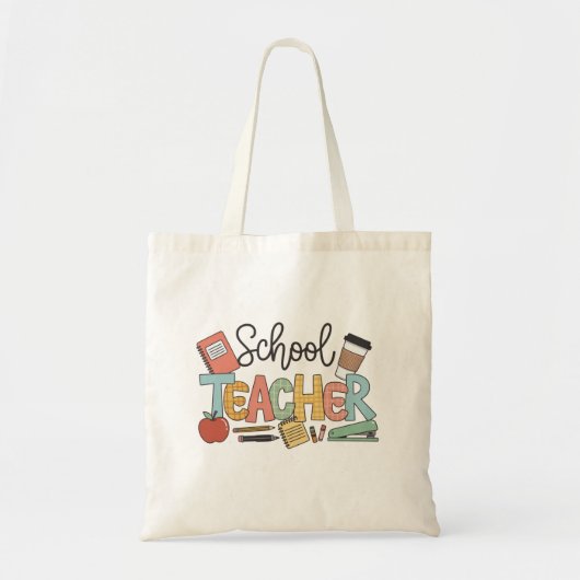Tote Bag Enseignant enseignant les cadeaux des futurs leade (Devant)