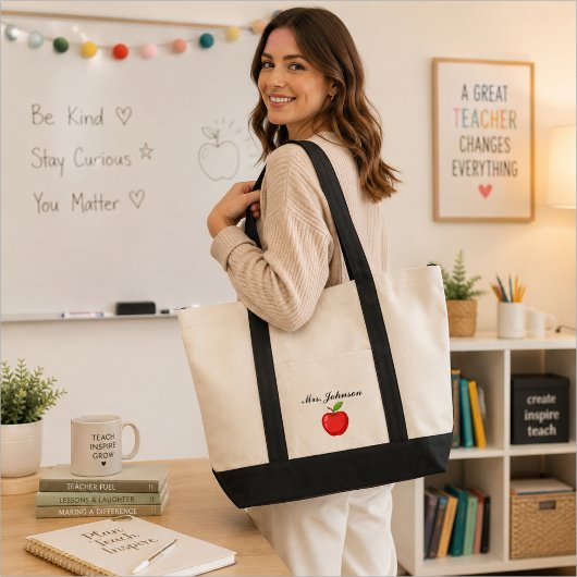 Tote Bag Enseignant personnalisé