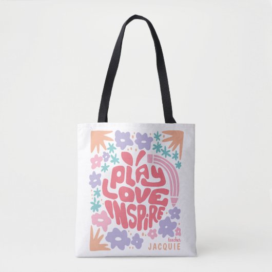 Tote Bag Enseignant préscolaire Petite enfance sur mesure (Devant)