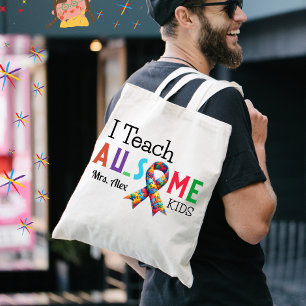 Tote Bag Enseignant sensibilisation sur l'autisme
