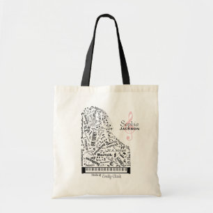 Tote Bag Enseignant spécialisé en piano grand bébé