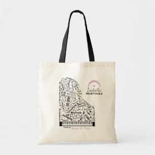 Tote Bag Enseignant spécialisé en piano grand bébé