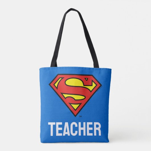 Tote Bag Enseignant Superman S-Shield | Logo Superman (Dos)