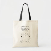 Tote Bag Enseignant Superpuissance Mathématique | Vocation  (Devant)