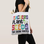 Tote Bag Enseignants Graines Plantes Qui Croissent Pour Tou (De près)