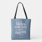 Tote Bag Enseignants Graines Plantes Qui Croissent Pour Tou (Dos)