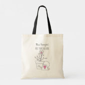 Tote Bag Enseignants Plante Graines Mignonne Enseignant Per (Dos)