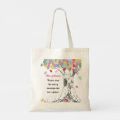 Tote Bag Enseignants Plante la graine de la connaissance Ar (Dos)