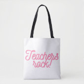 Tote Bag Enseignants Rock ! (Devant)