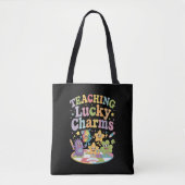 Tote Bag Enseignement Lucky Charms Enseignant St Patricks D (Devant)