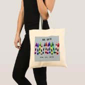 Tote Bag Enseigner-Amour-Inspirer-Crayons bleu motif cadeau (Devant (produit))