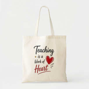 Tote Bag Enseigner est une œuvre de cœur