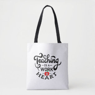 Tote Bag Enseigner est une oeuvre de coeur appréciée des