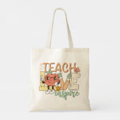Tote Bag Enseigner l'inspiration de l'amour - fournitures s (Dos)