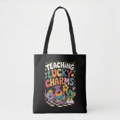 Tote Bag Enseigner Lucky Charms Enseignant St Patrick's Day (Devant)