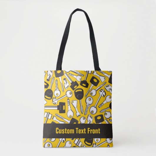 Tote Bag Ensemble de clés Arrière - plan (Devant)