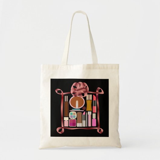 Tote Bag Ensemble de cosmétiques (Devant)