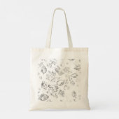 Tote Bag Ensemble de dossiers botaniques élégants (Dos)