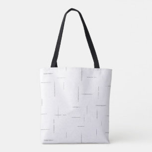 Tote Bag Ensemble de dossiers personnalisés minimalistes