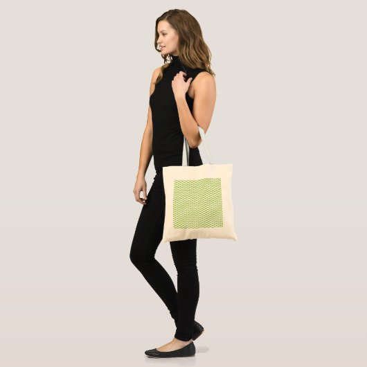 Tote Bag Ensemble de dossiers verts botaniques (Devant (modèle))