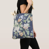 Tote Bag ensemble de haute qualité de fleurs d'aquarelle (De près)