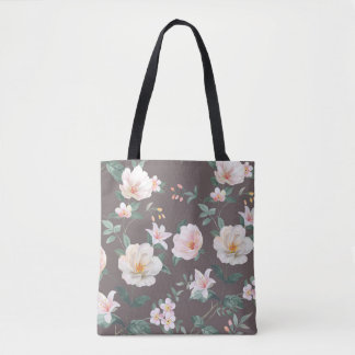 Tote Bag ensemble de haute qualité de fleurs d'aquarelles d