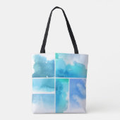 Tote Bag Ensemble de l'abrégé sur 2 peints à la main (Dos)